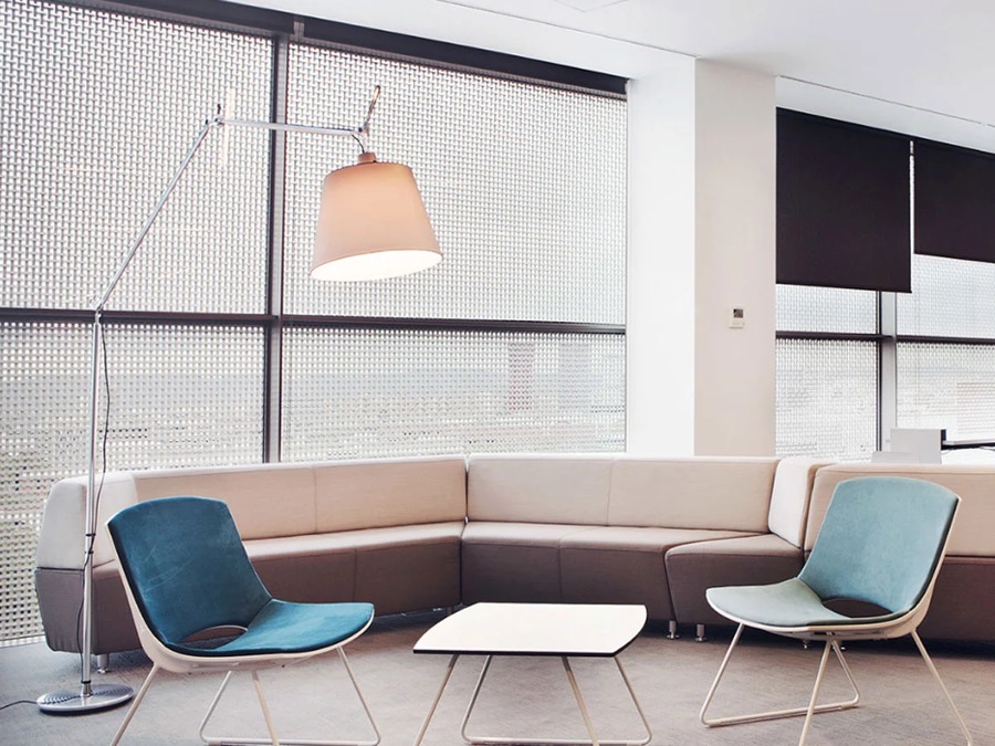 Торшер Tolomeo Mega Aluminium / Parchment Dimmer