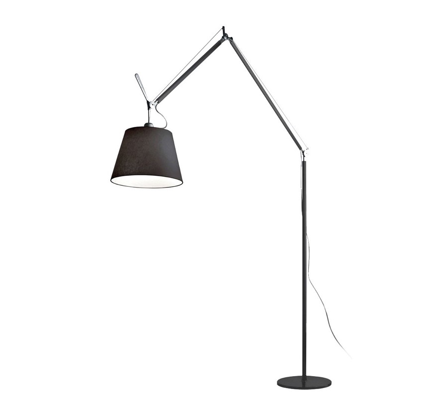 Торшер Tolomeo Mega Black Fabric