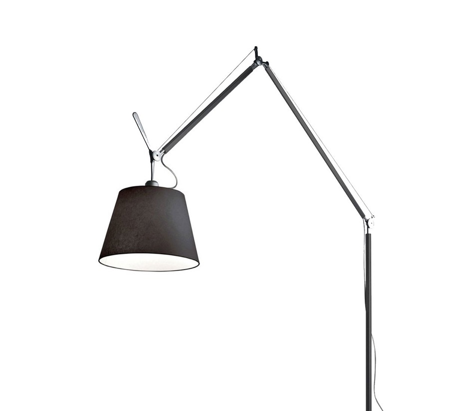 Торшер Tolomeo Mega Black Fabric