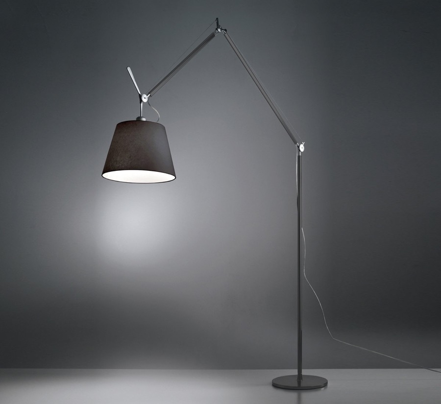 Торшер Tolomeo Mega Black Fabric