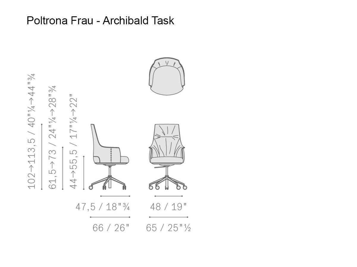 Стул Archibald Task Executive Office