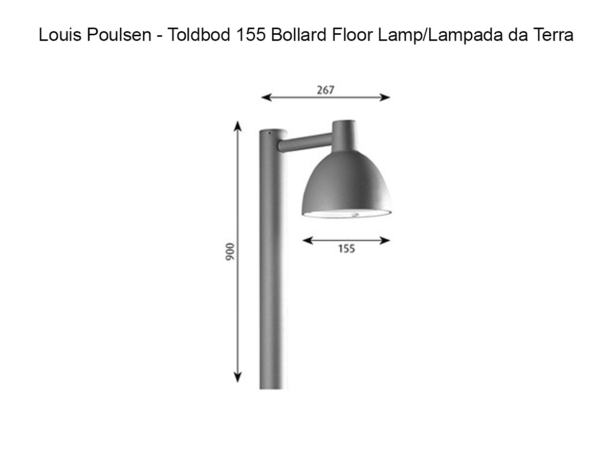 Торшер Toldbod 155 Bollard для улицы