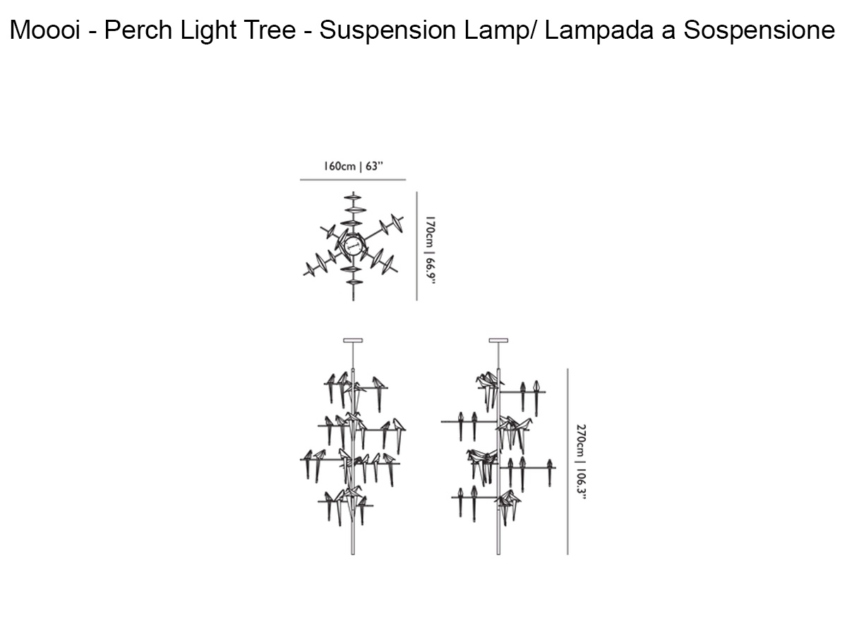 Подвесной светильник Perch Light Tree
