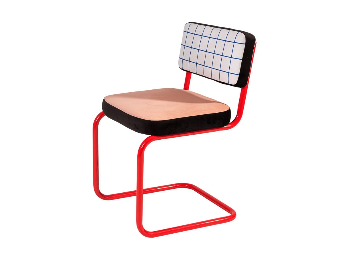 Стул Superchair синяя клетка