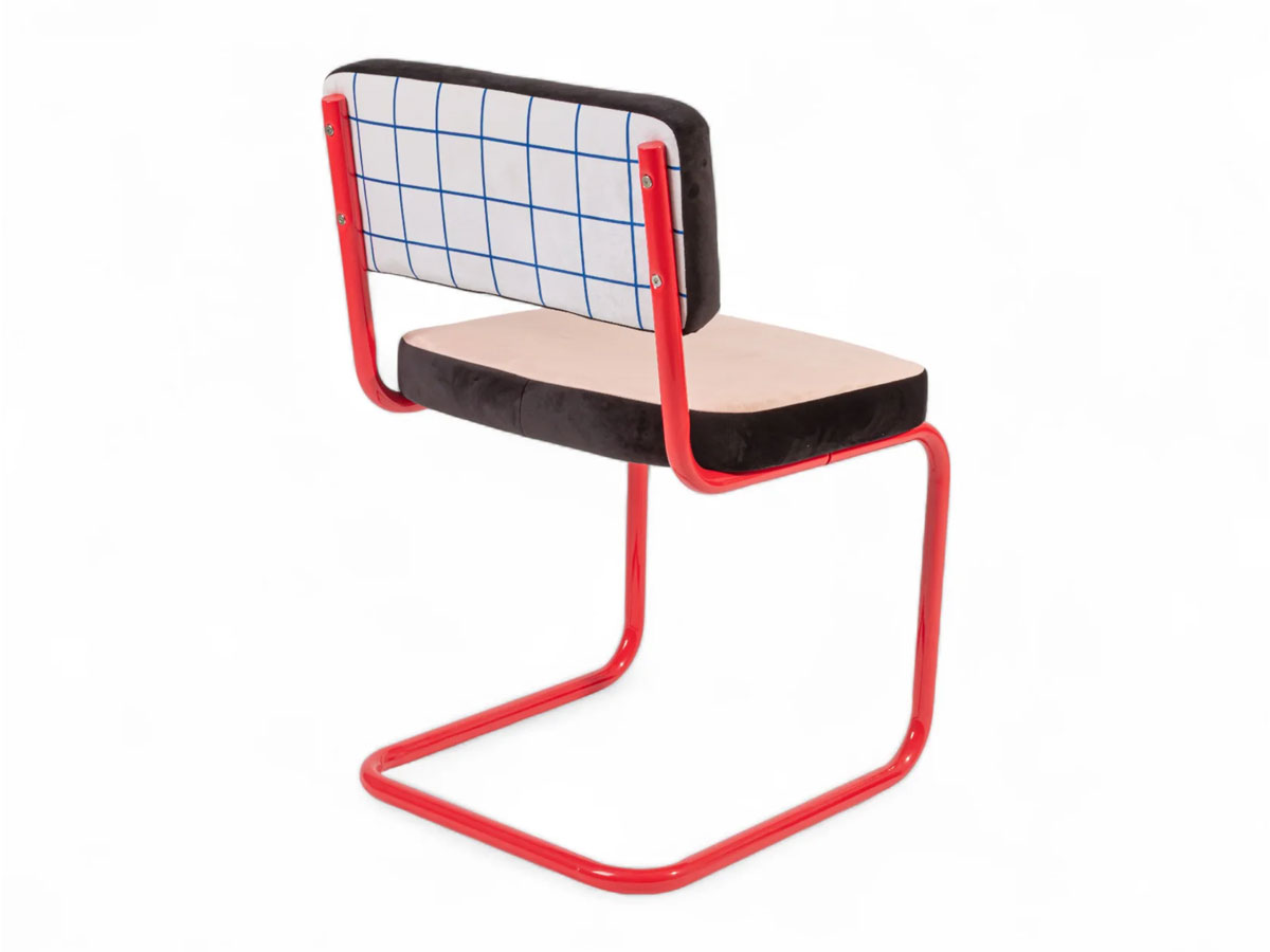 Стул Superchair синяя клетка
