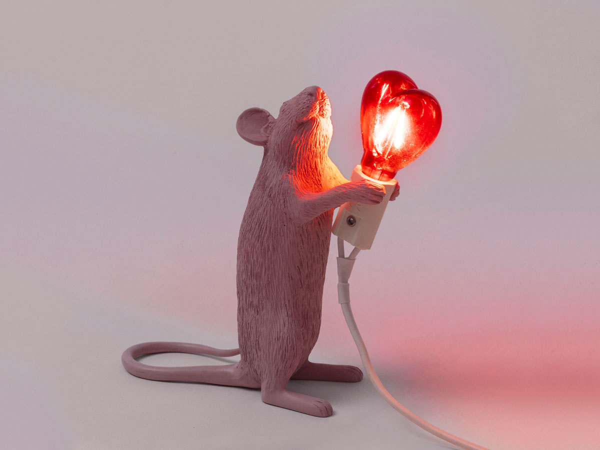 Светильник Mouse лимитированная серия San Valentino