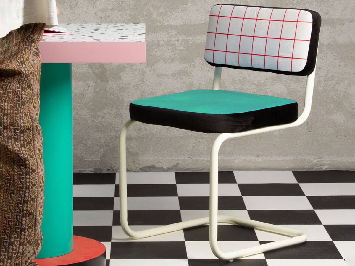 Стул Superchair красная клетка