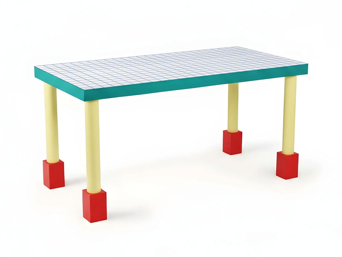 Стол Supertable Blue клетка