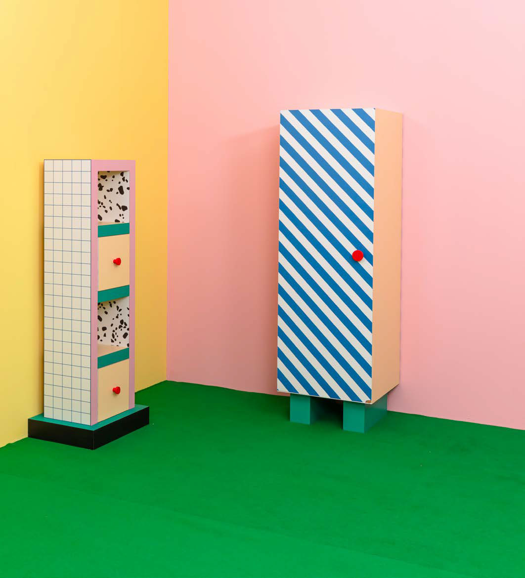 Тумба в ванную Supershelf Bathroom Blue клетка