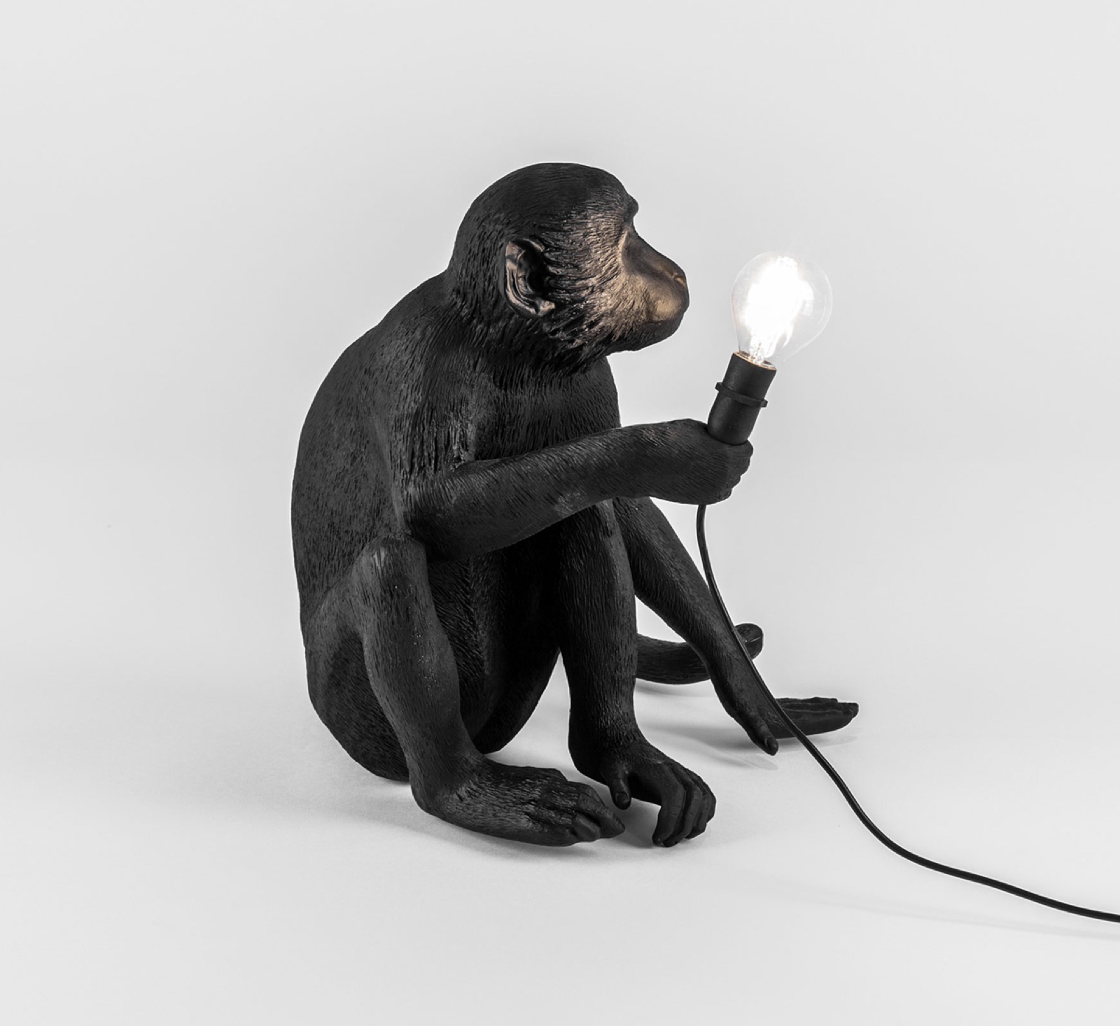 Светильник Monkey, сиденье для улицы · чёрный
