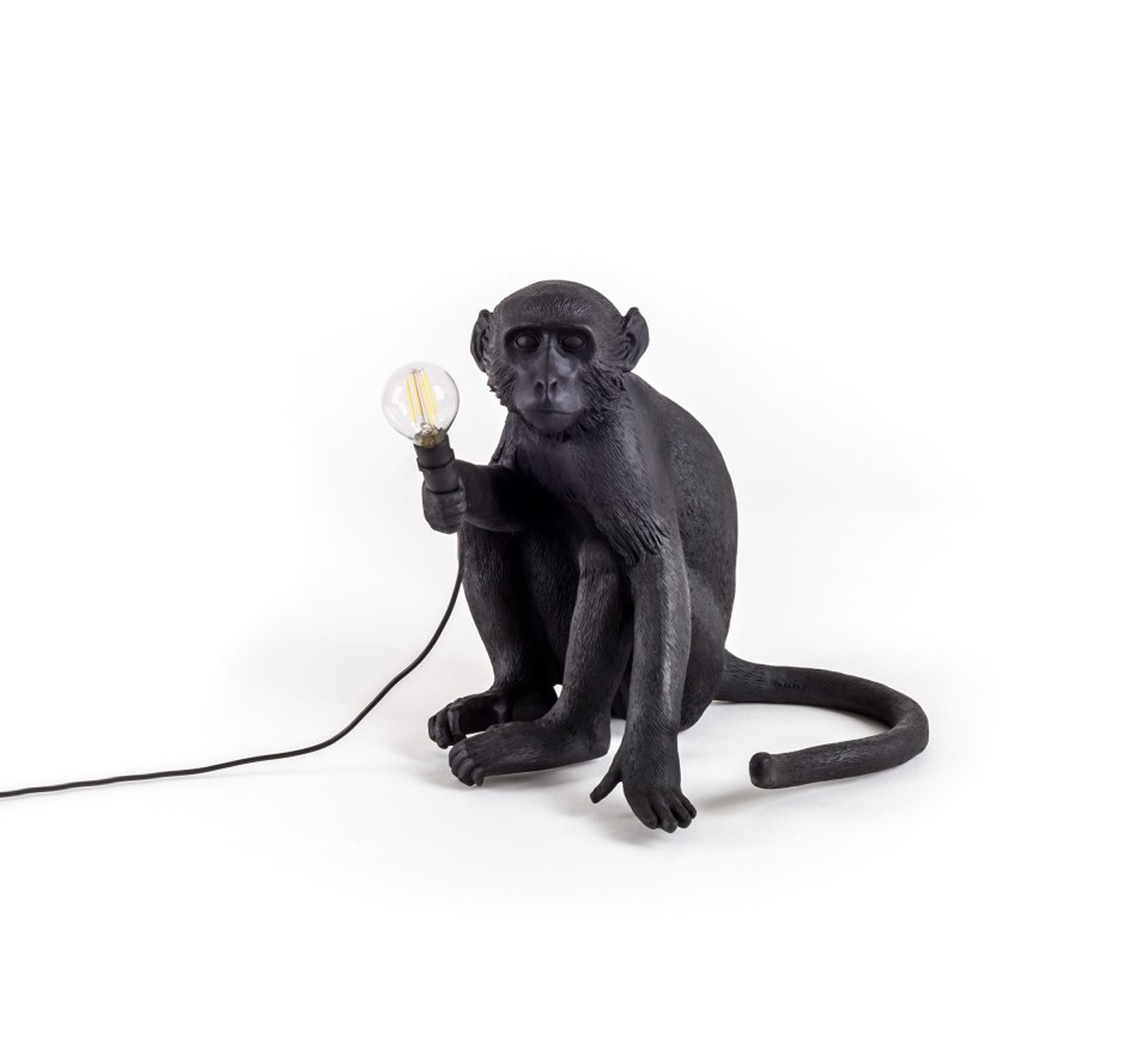 Светильник Monkey, сиденье для улицы · чёрный