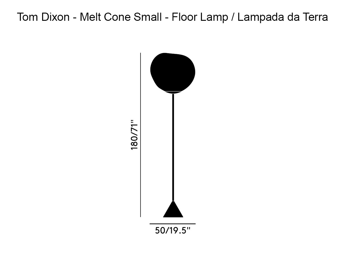 Торшер Melt Cone Slim
