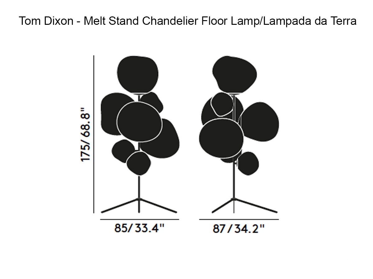 Торшер Melt Stand Chandelier
