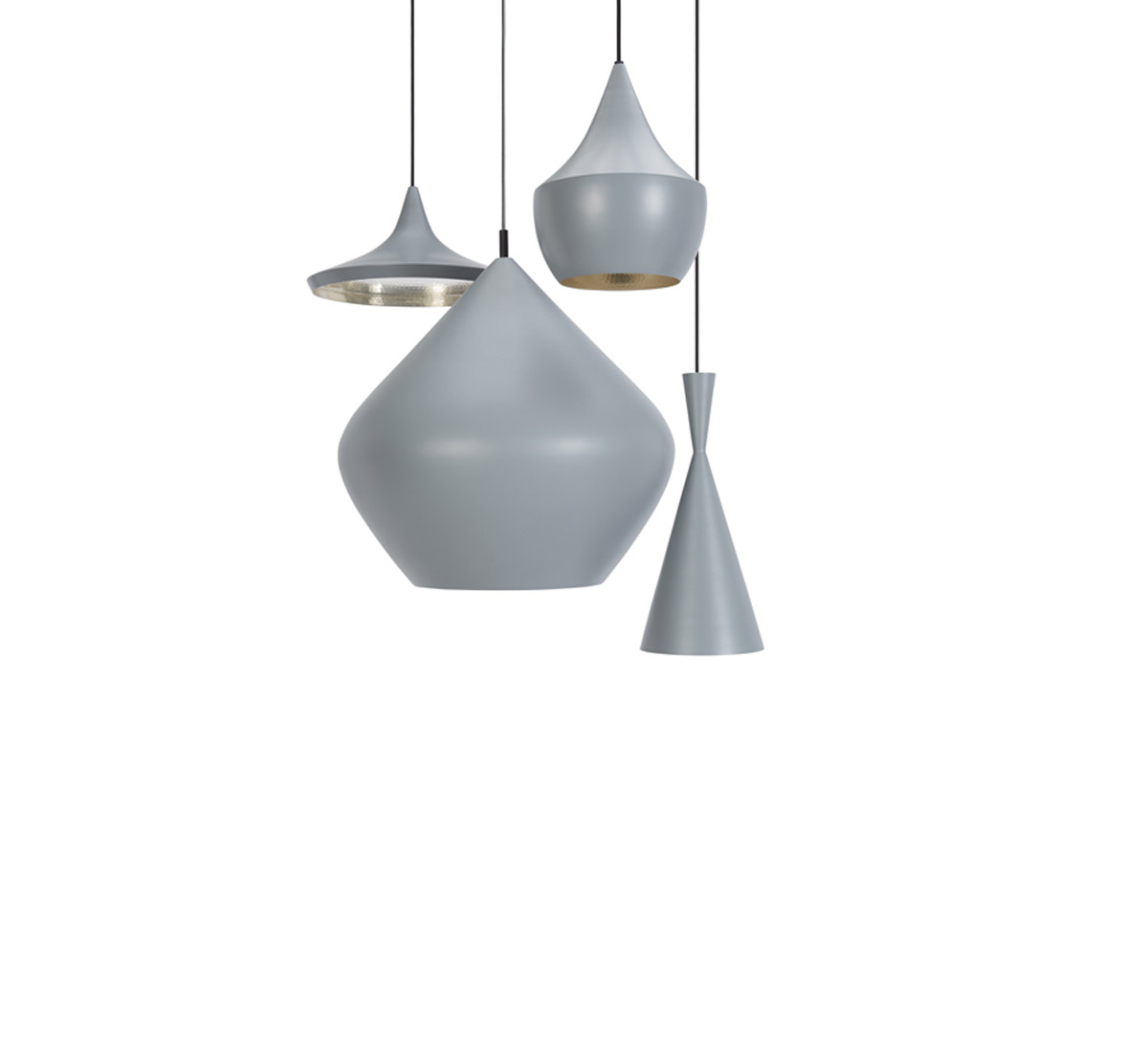 Подвесной светильник Beat высокий Gray
