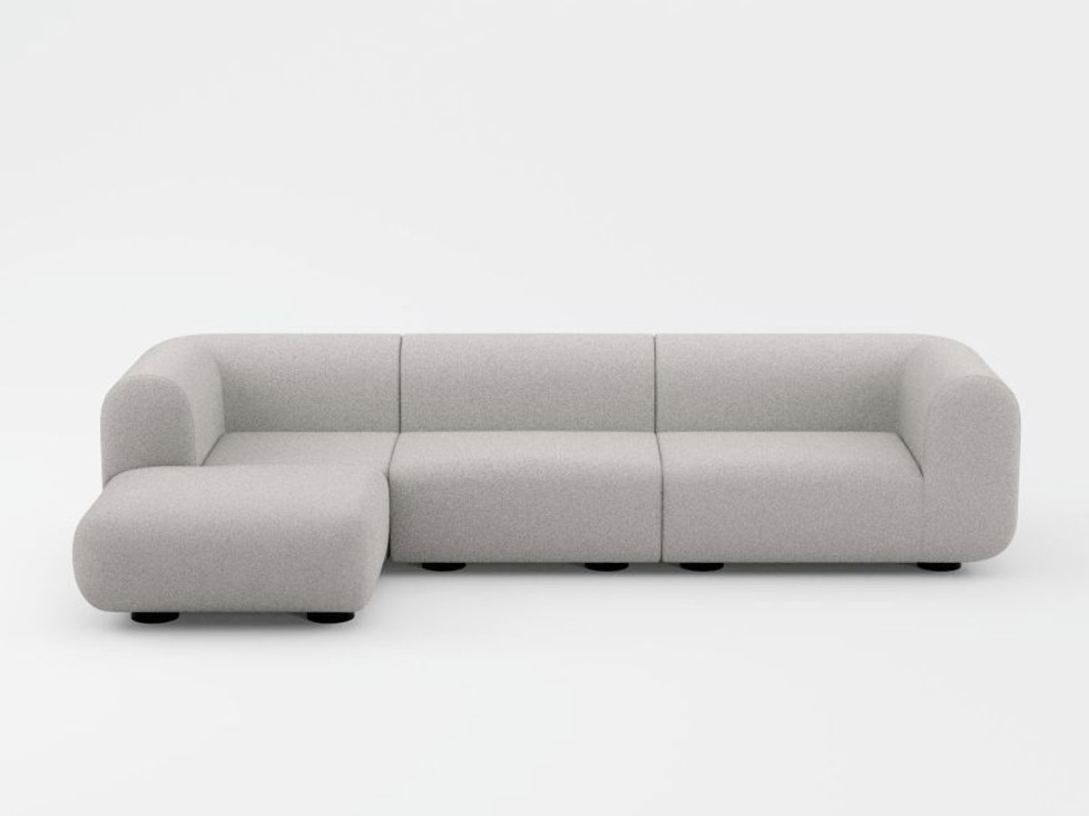 Диван Plump модульный Chaise Longue, L. 345 см