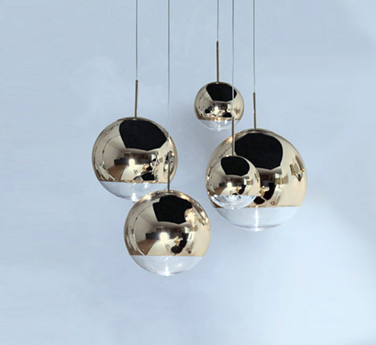 Подвесной светильник Ball LED 50, золото