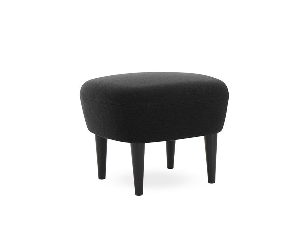 Пуф Wingback, ножки лак чёрный