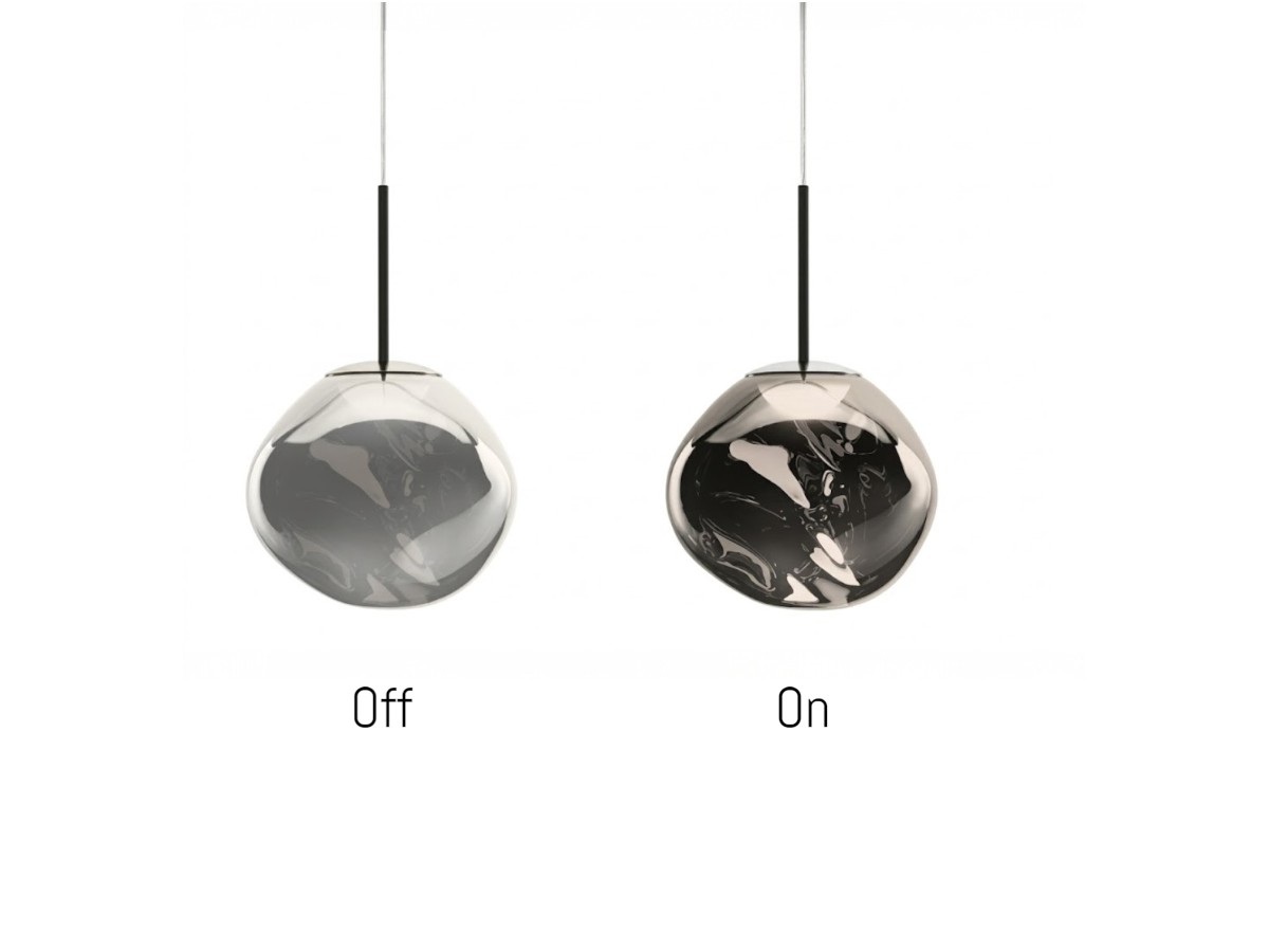 Подвесной светильник Melt никель, Mini