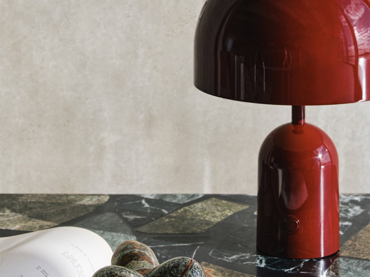 Портативная лампа Bell V2, Burgundy