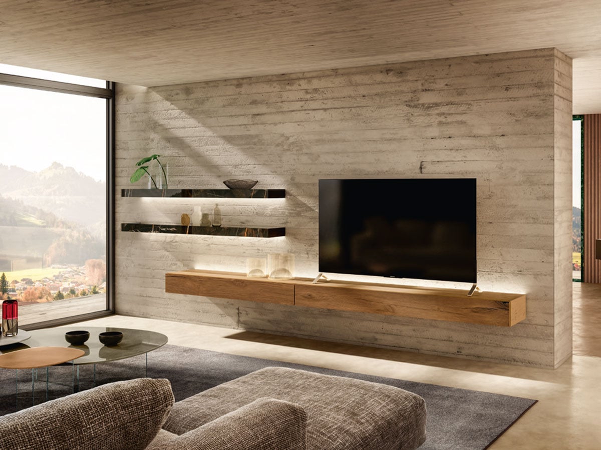 Полка Dub, 110,4x27 · мрамор XGlass Port Saint Laurent мат / чёрная