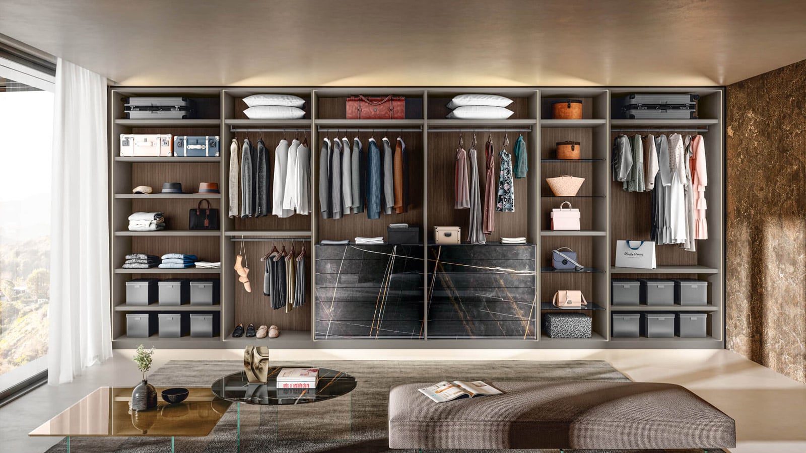 Шкаф Outfit Cabina, L. 654 см