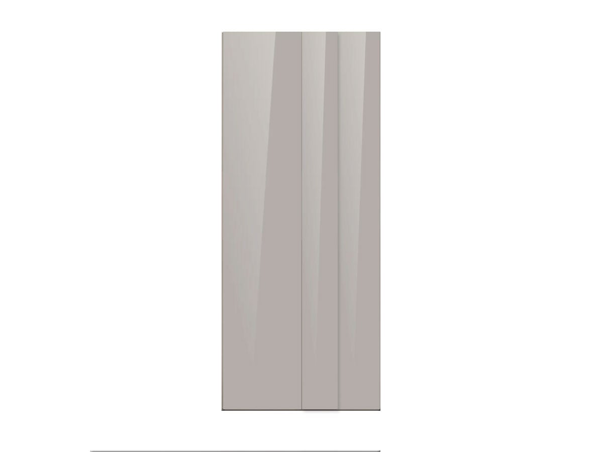 Шкаф N.O.W. 2 дверцы, L. 112 см / стекло глянец Tortora