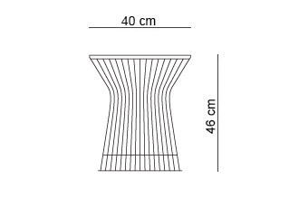 Журнальный столик Platner Ø 40