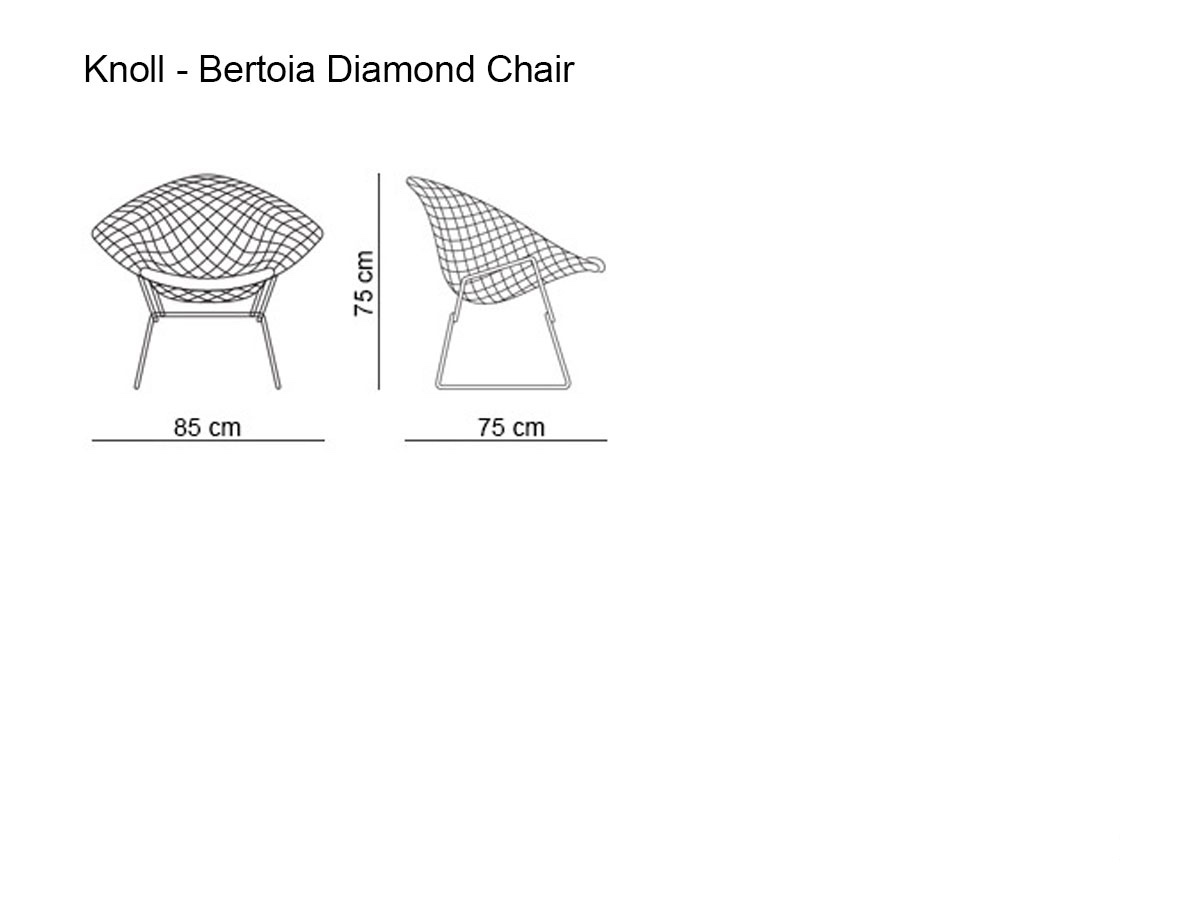 Кресло Bertoia Diamond