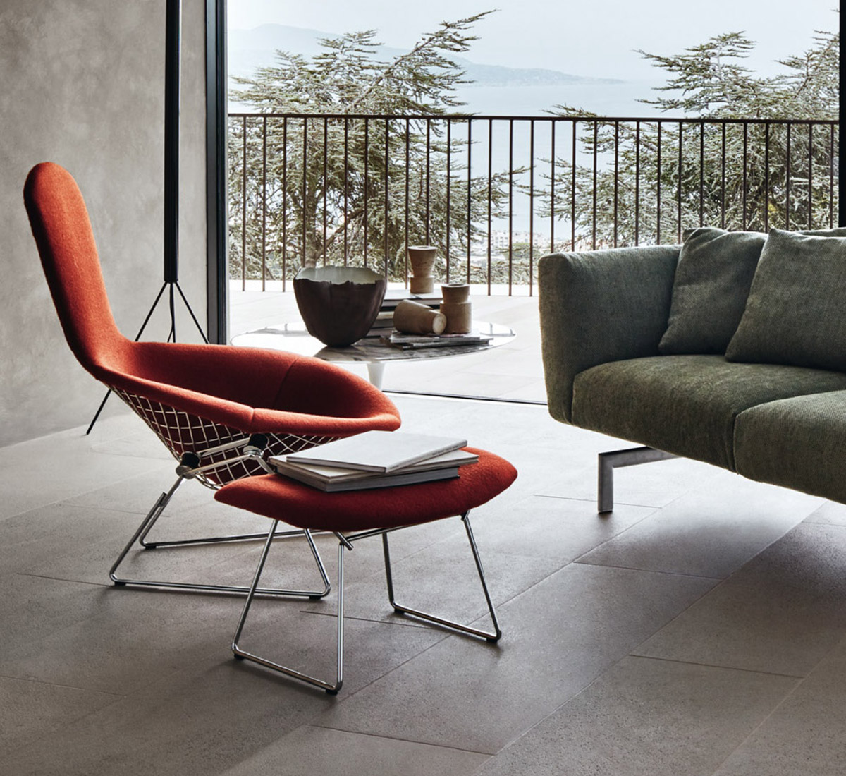 Кресло Bertoia Bird Relax