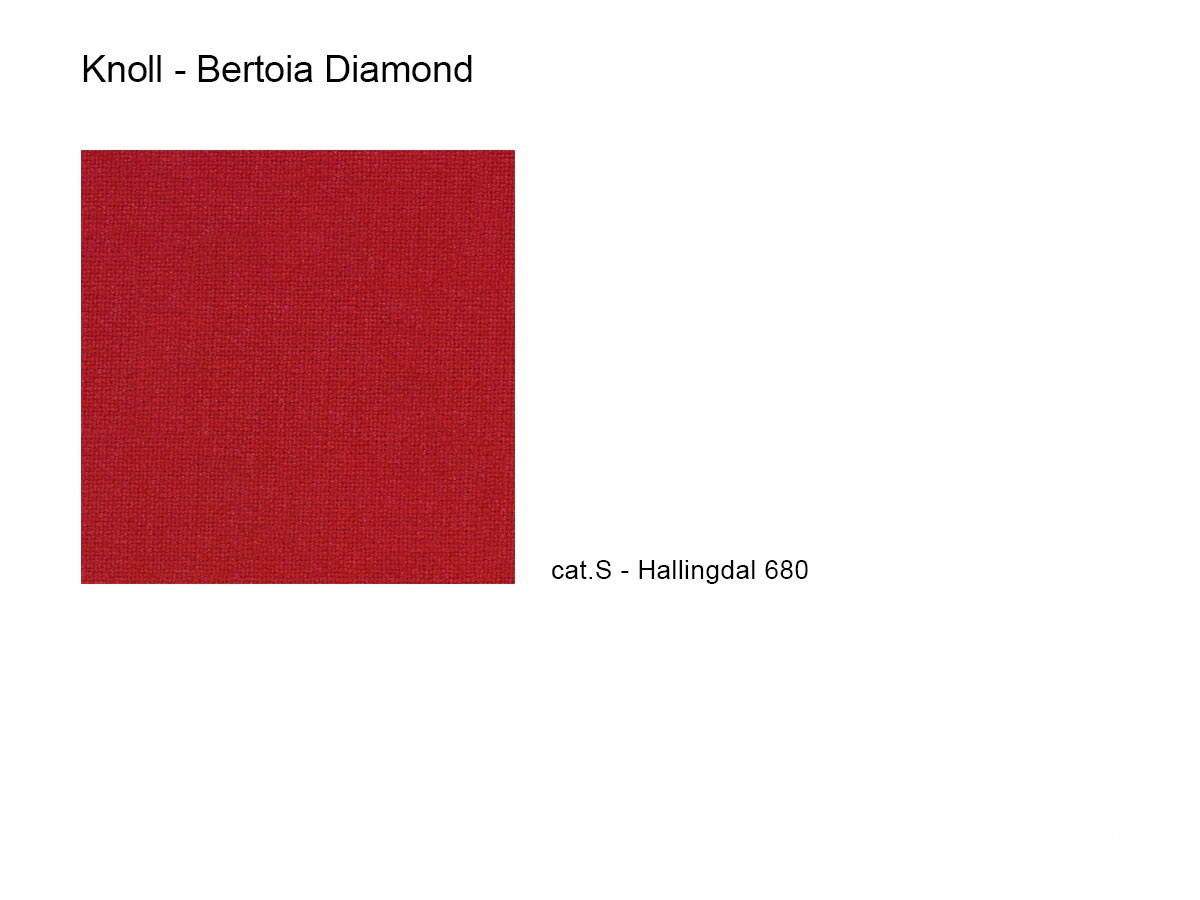 Кресло Bertoia Diamond, хром / Cat.S Hallingdal 680