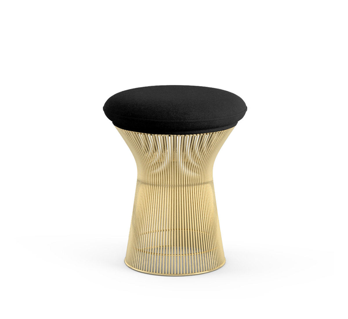Табурет Platner, основание золото