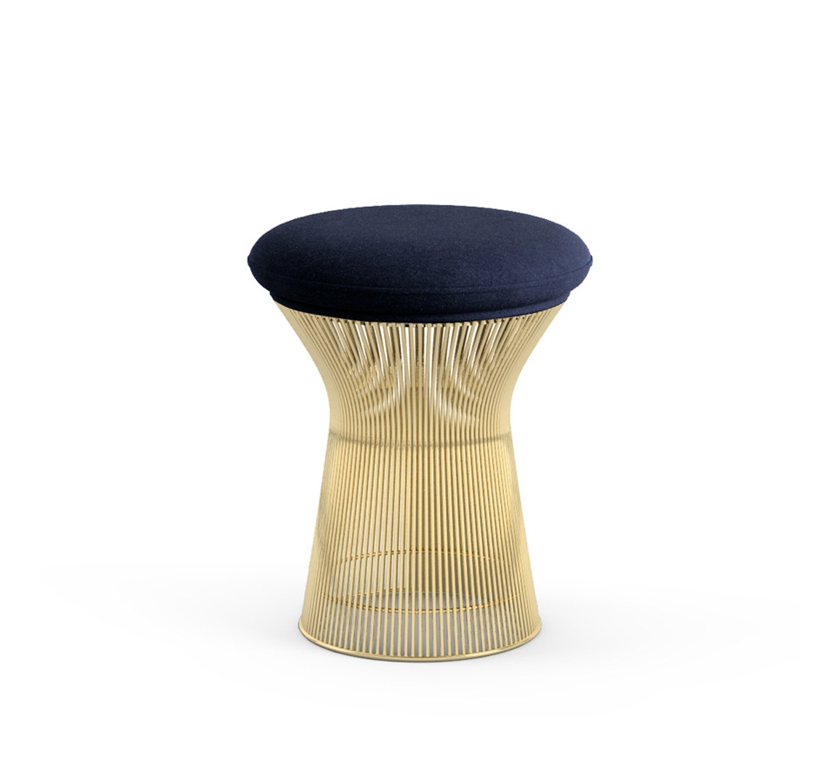 Табурет Platner, основание золото