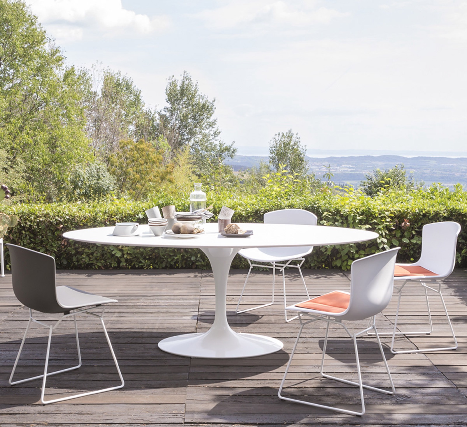 Стул Bertoia Outdoor Side Plastic