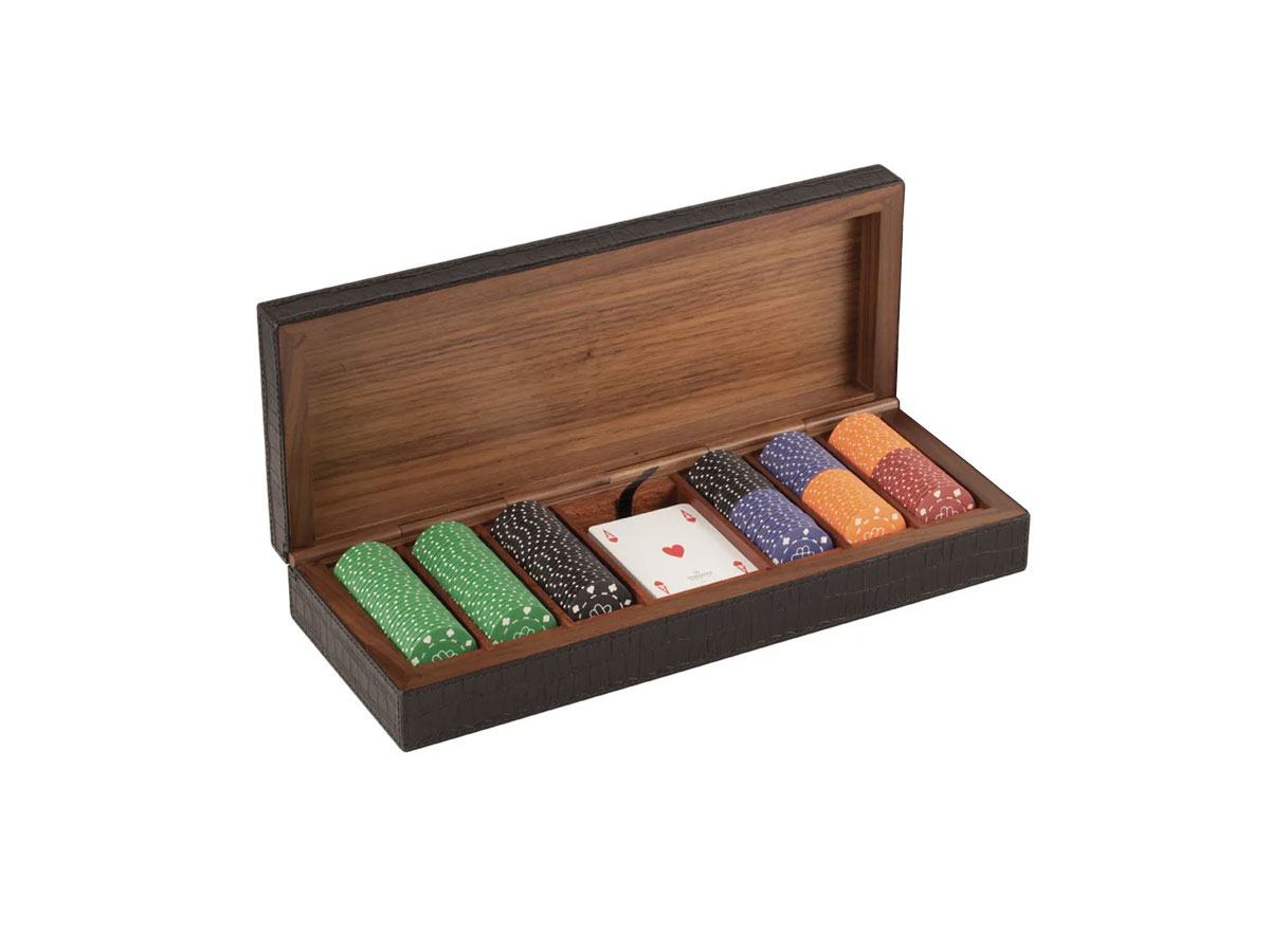Коробка Poker Case, кожа G77 Slate