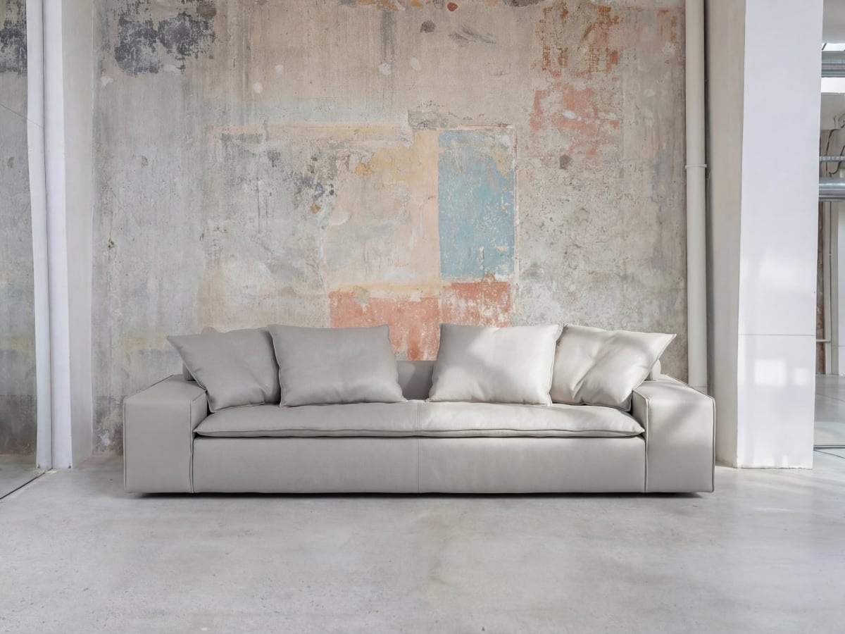 Диван Miami Beach L. 300, Bo.Hemian кожа Rice