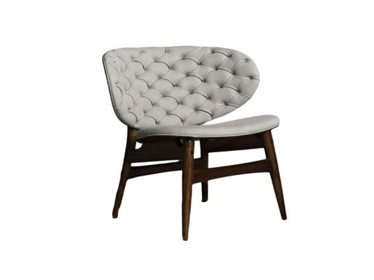 Кресло Dalma, Kashmir Nuage / орех Canaletto
