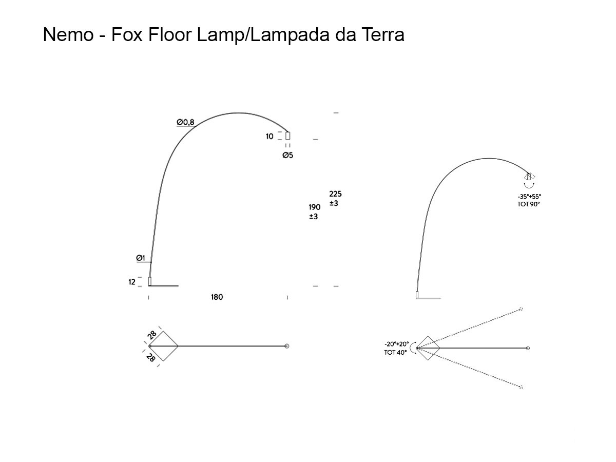 Торшер Fox