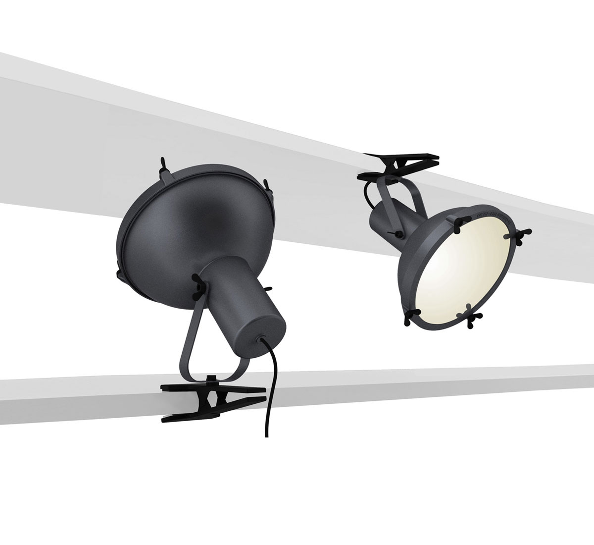 Прожектор Projecteur 165 на струбцине, Bianco Sabbia