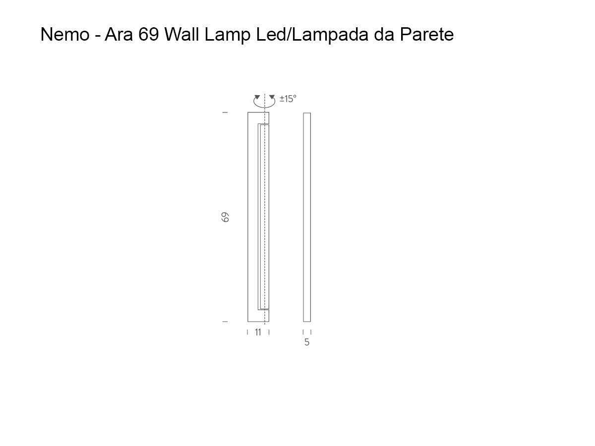 Бра Ara 69 LED