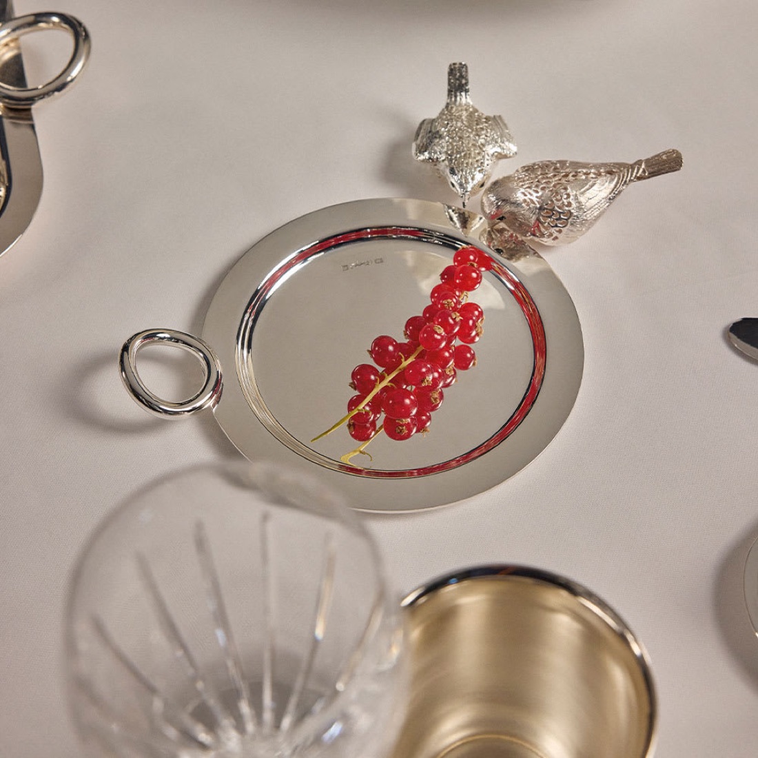 Графин Vertigo Bottle Coaster, посеребрение