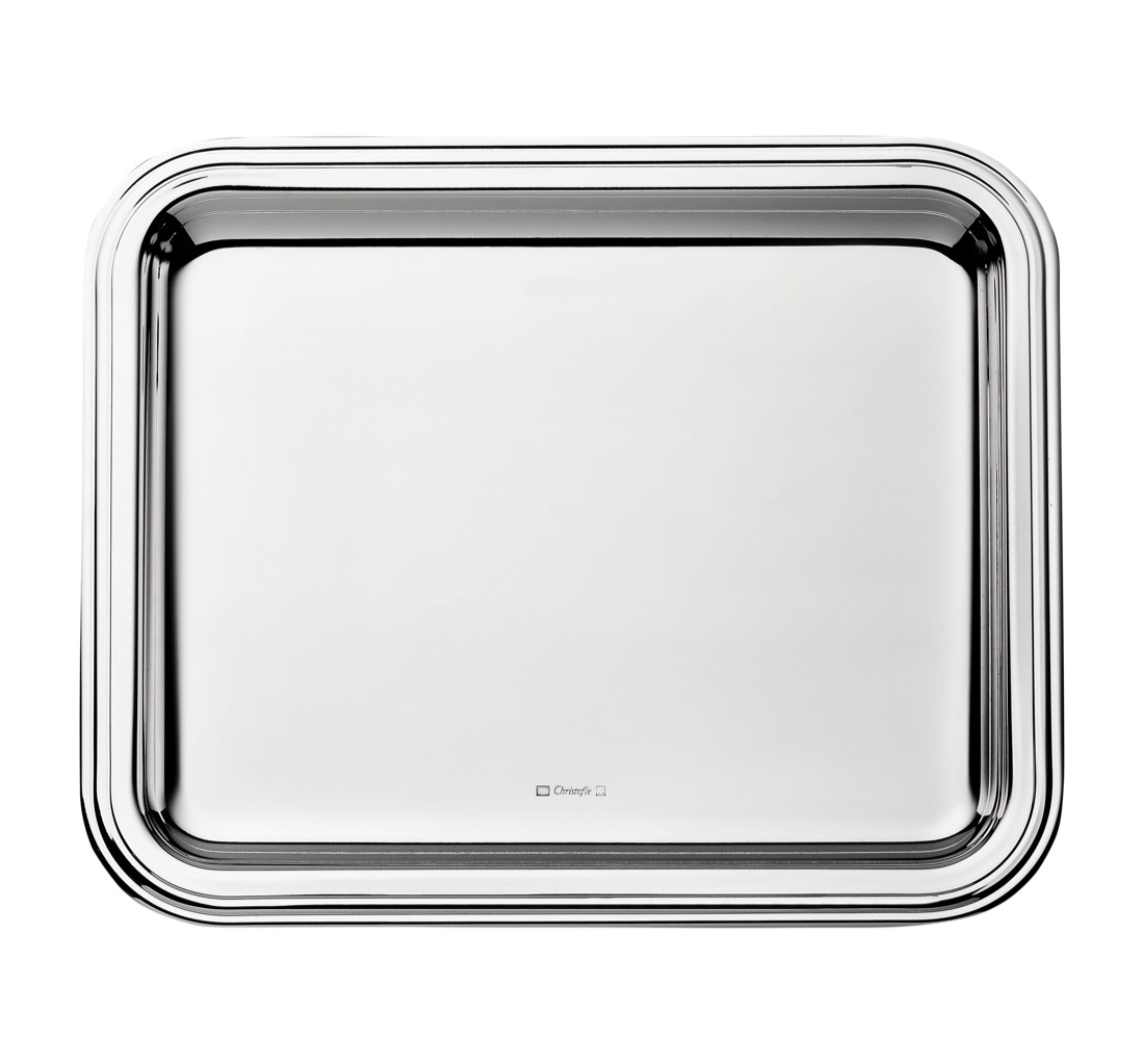 Прямоугольный поднос Albi, 20 × 16 см, маленький, посеребрение