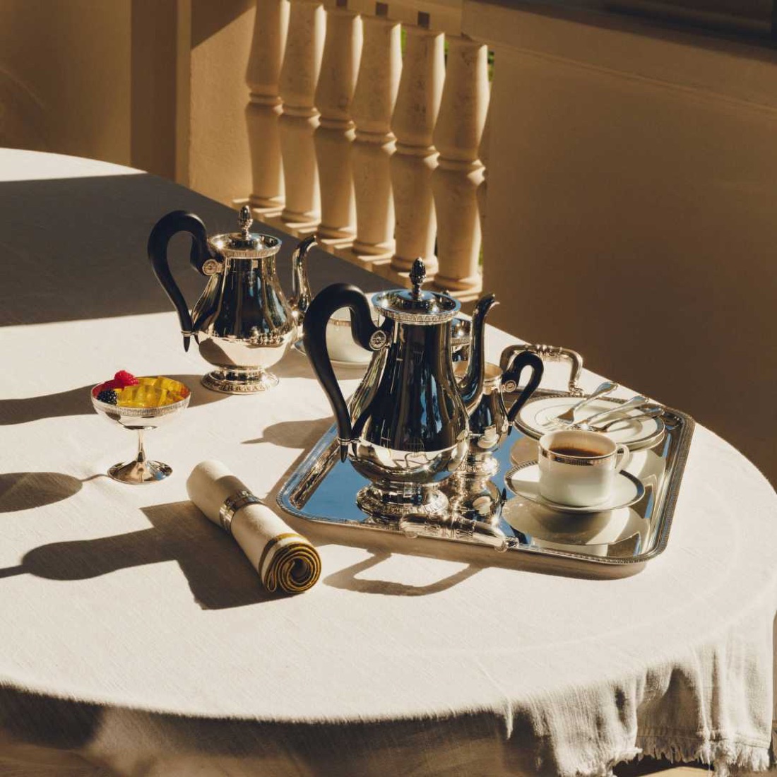 Кофейник Malmaison Cup, посеребрение
