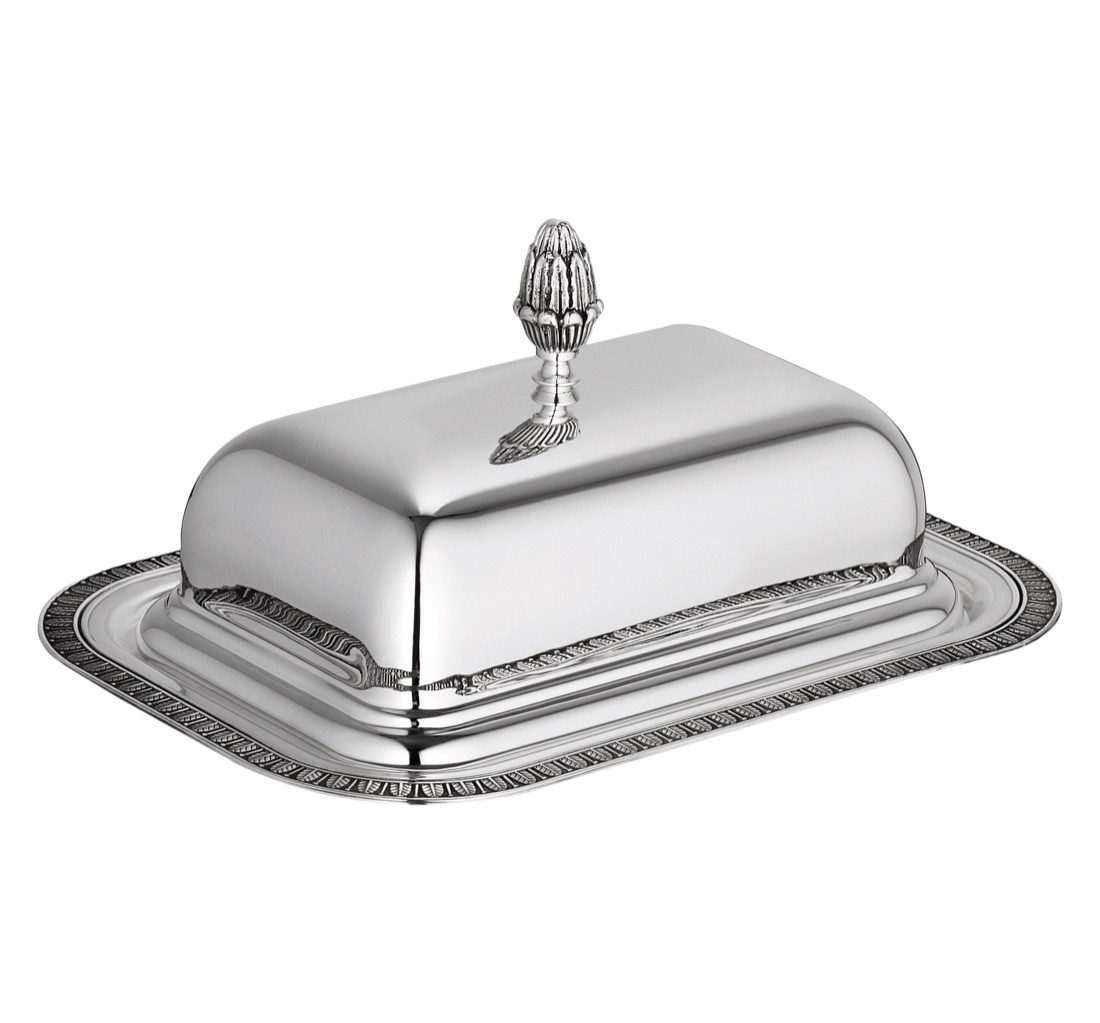 Маслёнка Malmaison Lidded, посеребрение