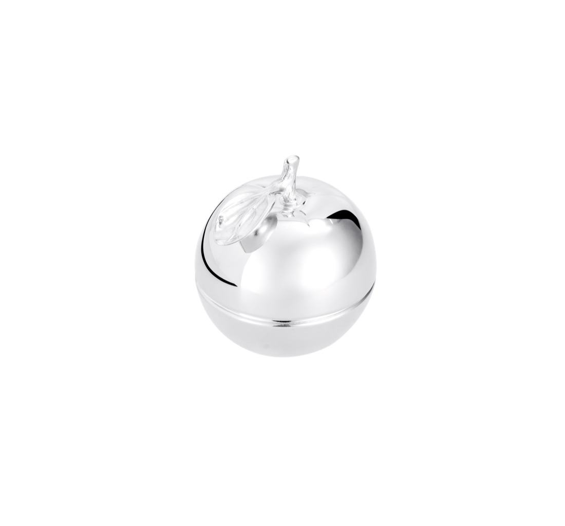 Шкатулка Bonbonnière Apple Trinket, посеребрение