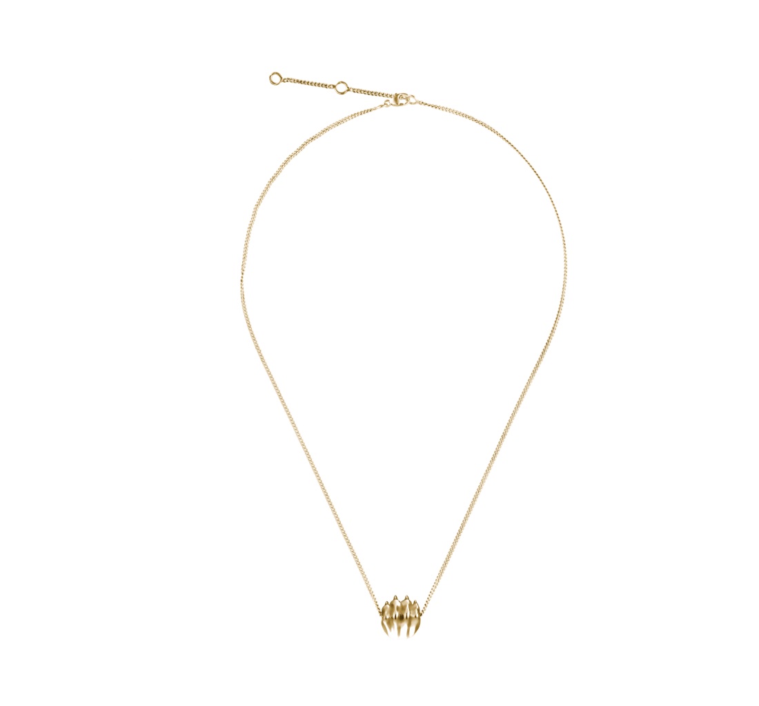 Колье Patte de Lion carats Pendant, серебро 925, позолота