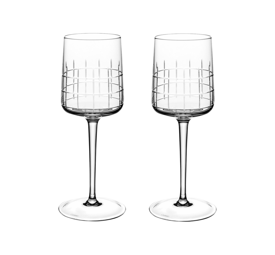 Стакан для воды Graphik es, 2 предмета, хрусталь