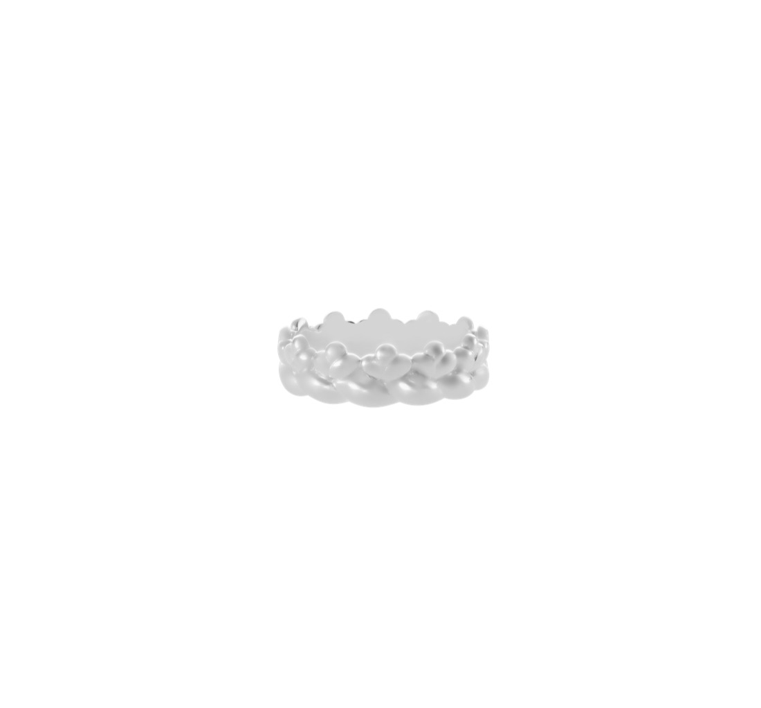 Кольцо Babylone Thin Bangle, серебро 925