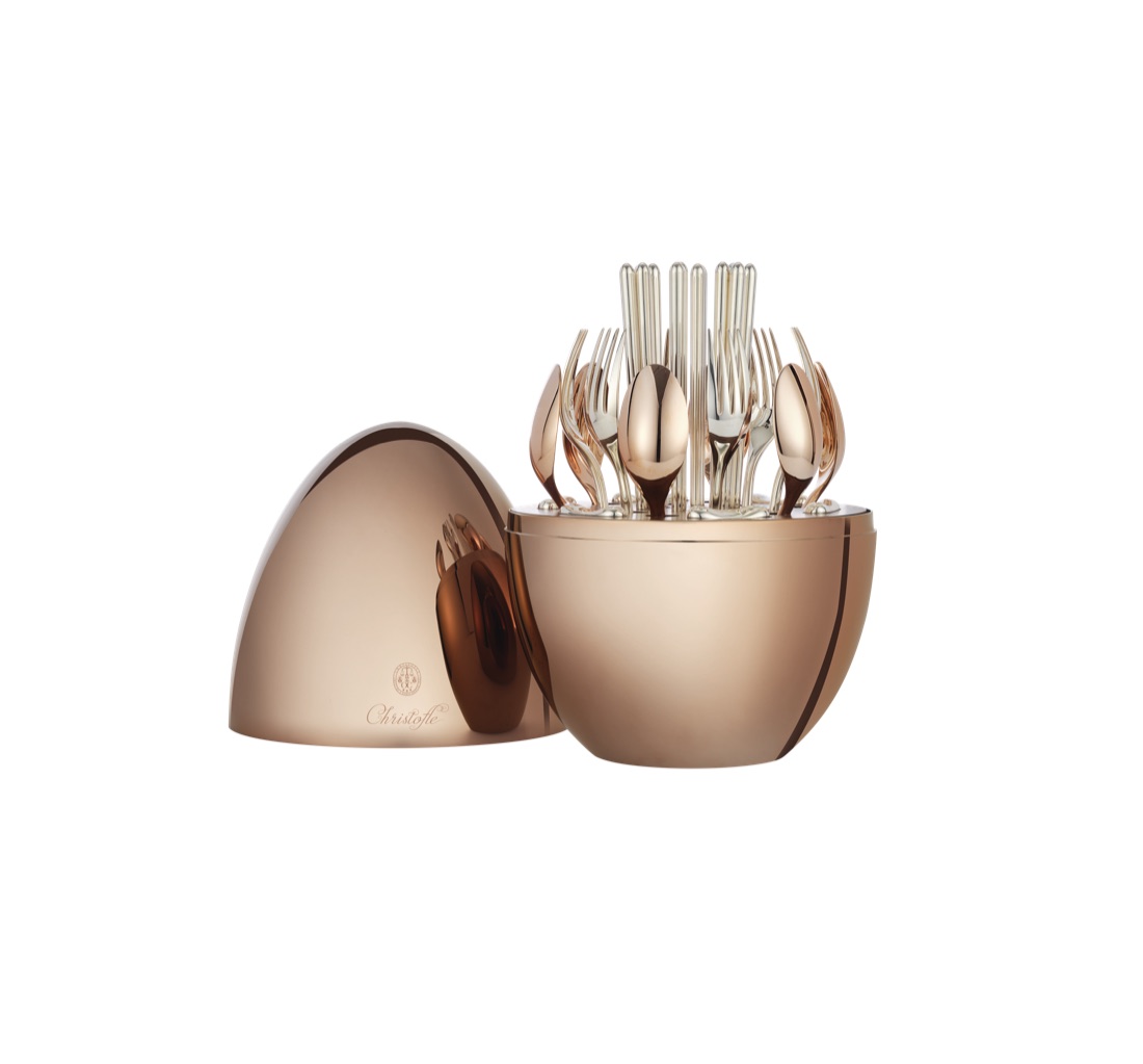Набор столовых приборов MOOD Asia Precious Rose people, 24 предмета, отделка розовый золот