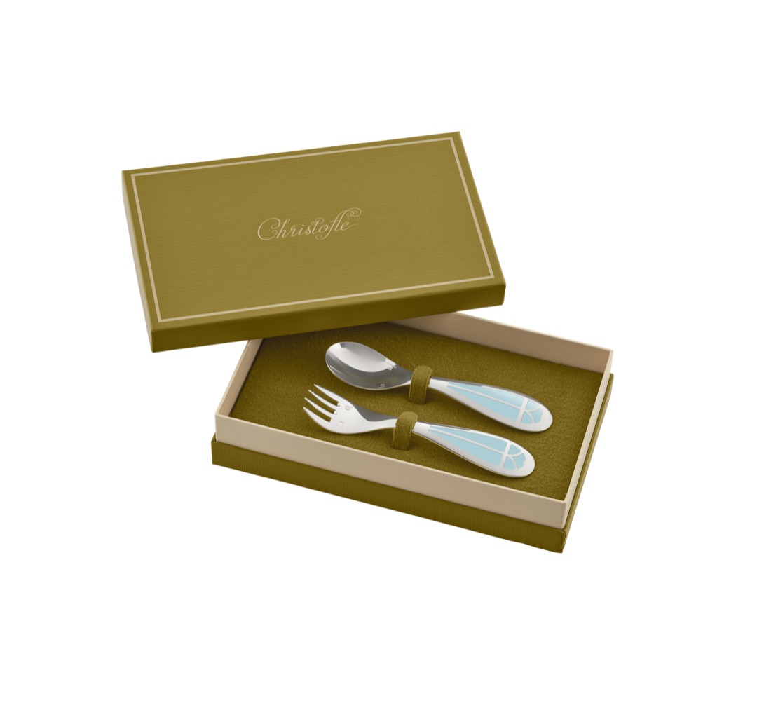 Детская ложка Talisman Fork Ice Blue, посеребрение