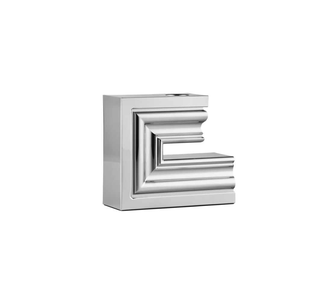 Подсвечник Perspectives Chrome Aluminium N°, большой